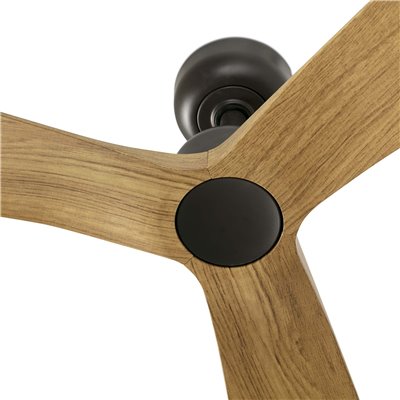 Ventilador de techo FARO Barcelona 34360 OUTWOOD Marrón/roble