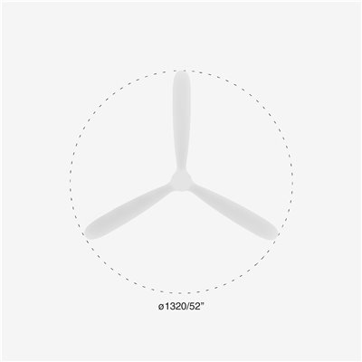 Ventilador de techo FARO Barcelona 33760 AMELIA Blanco/Blanco con motor DC