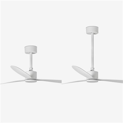 Ventilador de techo FARO Barcelona 33760 AMELIA Blanco/Blanco con motor DC