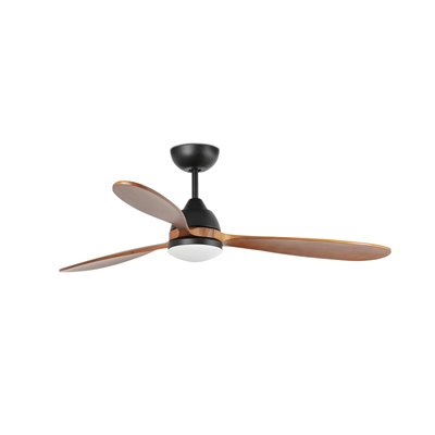 Ventilador Led SMART Tuya de techo Faro 33527WT POROS L negro/nogal