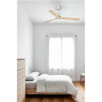 Ventilador SMART Tuya de techo FARO 33373DCWT LANTAU L Niquel/Pino