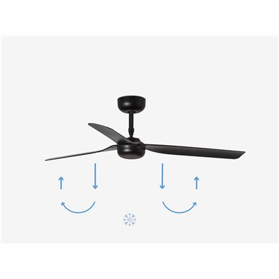 Ventilador de techo Faro Barcelona 33815 PUNT M Negro/Negro