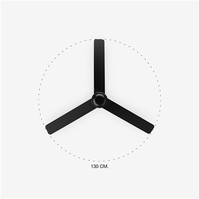 Ventilador de techo Faro Barcelona 33815 PUNT M Negro/Negro