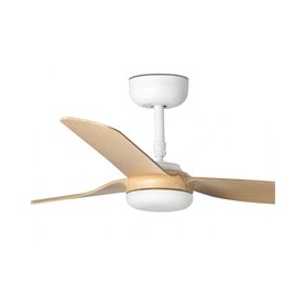 Ventilador SMART Tuya de techo Faro 33816WT PUNT M Blanco/Madera