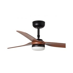 Ventilador Led SMART Tuya de techo Faro 33817WT-21 PUNT M Negro/Madera