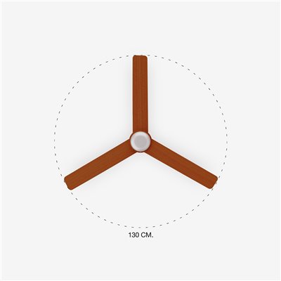 Ventilador Led SMART Tuya de techo Faro 33817WT-21 PUNT M Negro/Madera