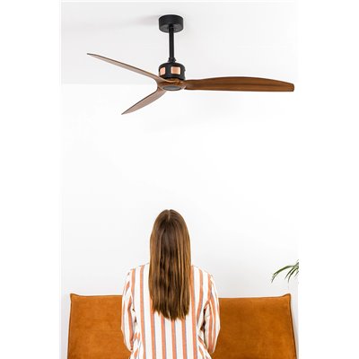 Ventilador SMART Wiz de techo FARO 33451WW Copper Fan M Negro Mate