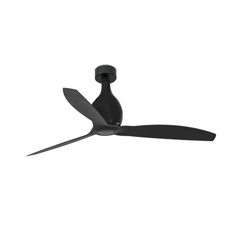 Ventilador SMART Wiz de techo FARO 32030WW MINI ETERFAN negro mate/negro