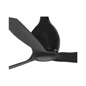 Ventilador SMART Wiz de techo FARO 32030WW MINI ETERFAN negro mate/negro