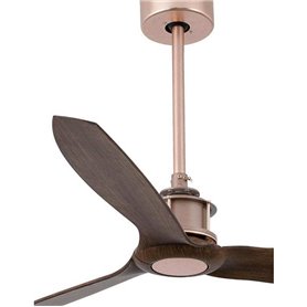 Ventilador SMART Wiz de techo FARO 33399WW JUSTFAN Cobre/nogal