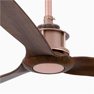Ventilador SMART Wiz de techo FARO 33399WW JUSTFAN Cobre/nogal