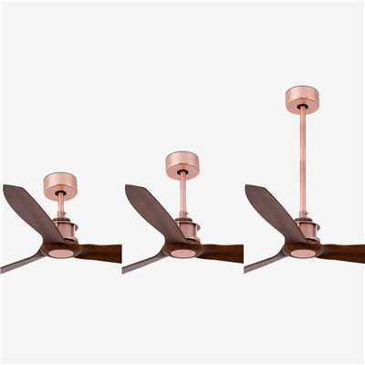 Ventilador SMART Wiz de techo FARO 33399WW JUSTFAN Cobre/nogal