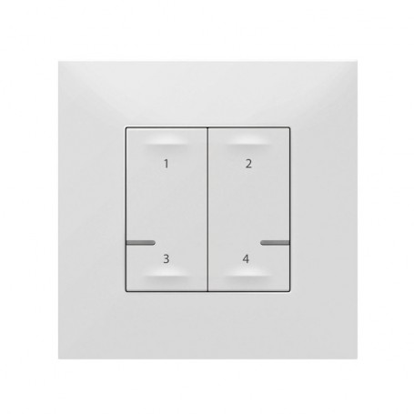 Comando de 4 escenarios inalambrico Legrand 741802 serie Valena Next with Netatmo color Blanco
