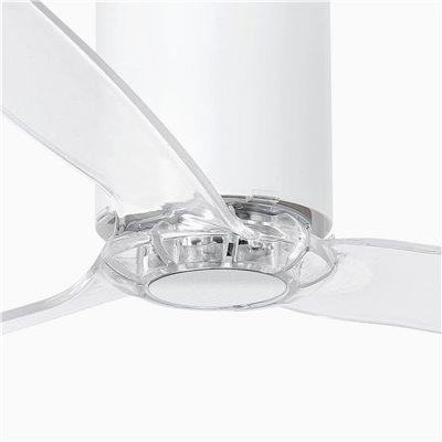 Ventilador de techo FARO 32034 TUBE FAN blanco mate/transparente