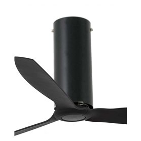Ventilador SMART Wiz de techo FARO 32060WW TUBE FAN negro mate/negro