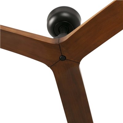Ventilador SMART Tuya de techo FARO 34277WT KLIM M negro y nogal oscuro