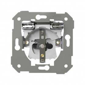 Base de enchufe Schuko 2p+ tt 16AX con doble cargador USB Simon 7501432-039