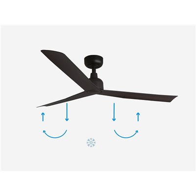 Ventilador SMART Wiz de techo FARO 34275WW MARINE M negro