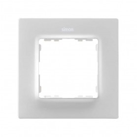 Marco para 1 elemento Simon 82 Concept 8200617-090 Blanco Mate