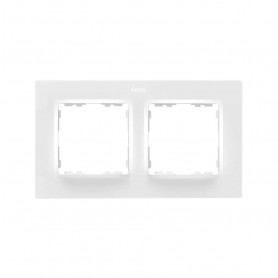 Marco para 2 elementos Simon 82 Concept 8200627-090 Blanco Mate