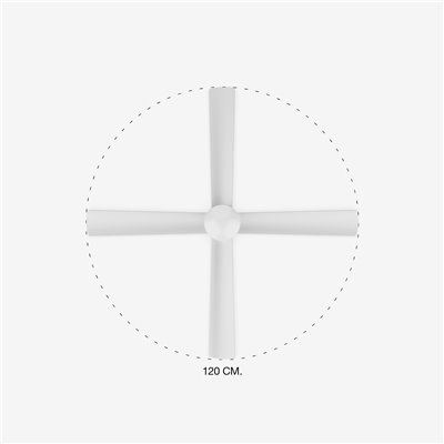 Ventilador SMART Tuya de techo FARO Barcelona 33756WT Fraser Blanco