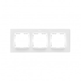 Marco para 3 elementos Simon 82 Concept 8200637-090 Blanco Mate