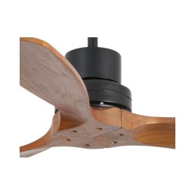 Ventilador SMART Wiz de techo FARO 33517DCWW MINI Lantau Negro/nogal