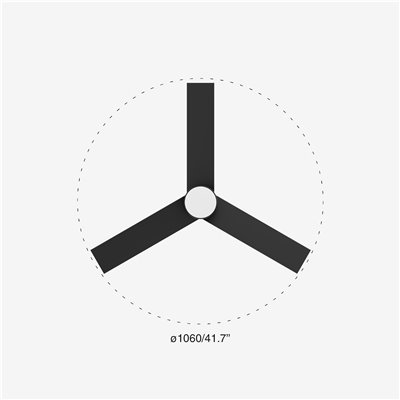 Ventilador Led SMART Tuya de techo FARO 34296WT-1TW RUDDER S negro y nogal/negro