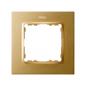 Marco para 1 elemento Simon 82 Concept 8200617-095 Oro