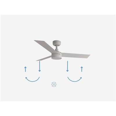 Ventilador Led de techo FARO Barcelona 34288-1TW CRUISER S blanco