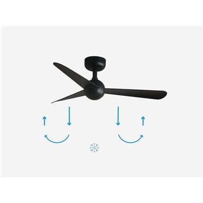 Ventilador SMART Tuya de techo FARO 34271WT SFERA S negro