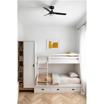 Ventilador Led de techo FARO Barcelona 33822-1TW MINI PUNT S negro