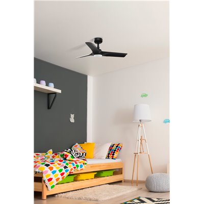 Ventilador Led SMART Tuya de techo FARO 33825WT-1TW HEY S negro