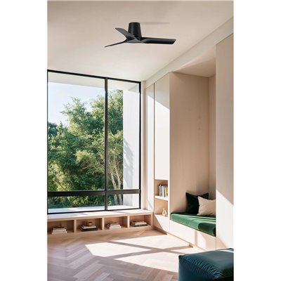 Ventilador de techo FARO Barcelona 33827 HEY TUB S negro