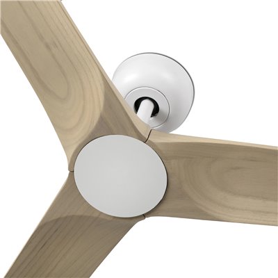 Ventilador de techo FARO Barcelona 33805 HEYWOOD Blanco/Arce 