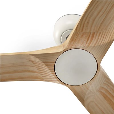 Ventilador de techo FARO Barcelona 33805 HEYWOOD Blanco/Arce 