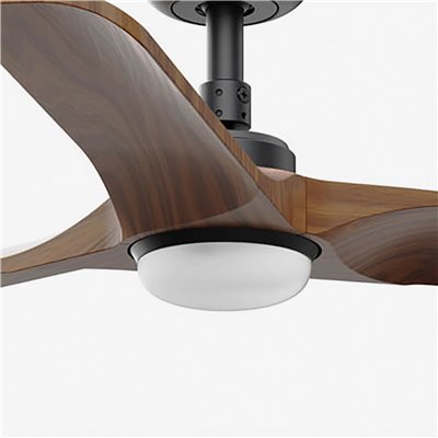Ventilador Led de techo FARO Barcelona 33806-1TW HEYWOOD negro