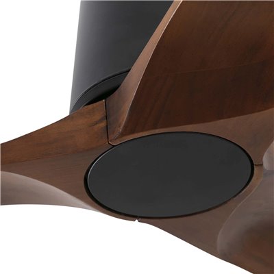 Ventilador de techo FARO 33837 HEYWOOD TUB S Negro/nogal