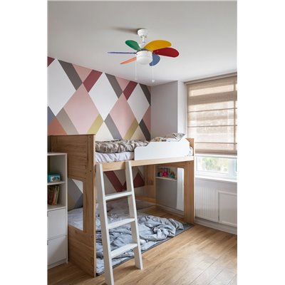Ventilador de techo Faro Barcelona 33179 Palao Multicolor