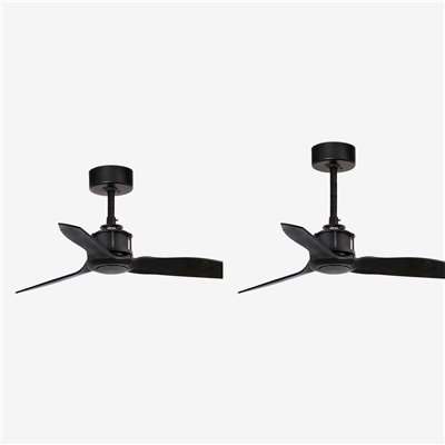 Ventilador de techo FARO Barcelona 33424 JUSTFAN negro mate