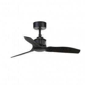 Ventilador SMART Wiz de techo FARO Barcelona 33424WW JUSTFAN negro mate