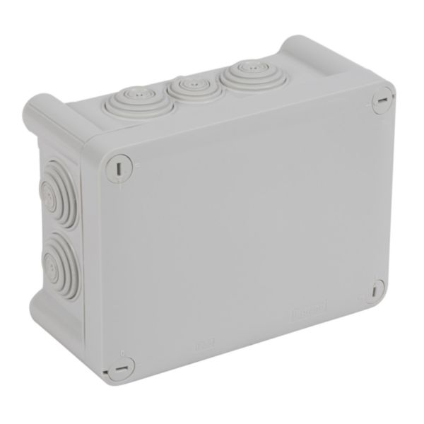 Caja Plexo estanca IP55 155x110x80mm 10 entradas Legrand 092166 Gris