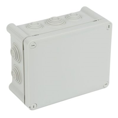 Caja Plexo estanca IP55 180x140x92mm 10 entradas Legrand 092176 Gris
