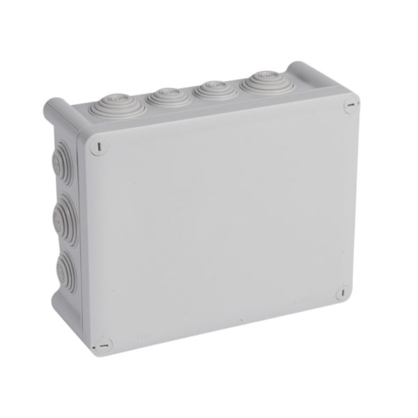 Caja Plexo estanca IP55 220x170x92mm 14 entradas Legrand 092186 Gris