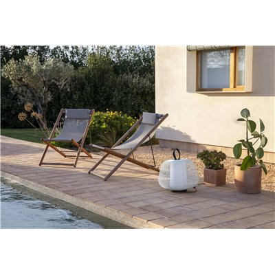 Lámpara portatil Jardin FARO Barcelona 72102-155 NARA Beige