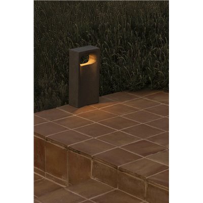 Baliza Led FARO Barcelona 2700K 68Lm 75637 GLINT 400 Gris cemento