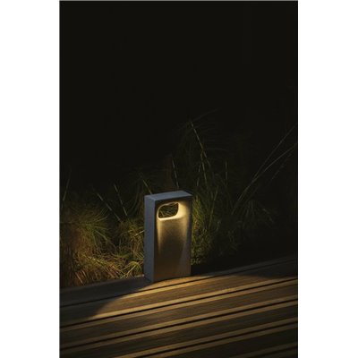 Baliza Led FARO Barcelona 2700K 68Lm 75637 GLINT 400 Gris cemento