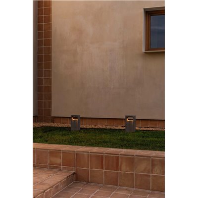 Baliza Led FARO Barcelona 2700K 68Lm 75637 GLINT 400 Gris cemento