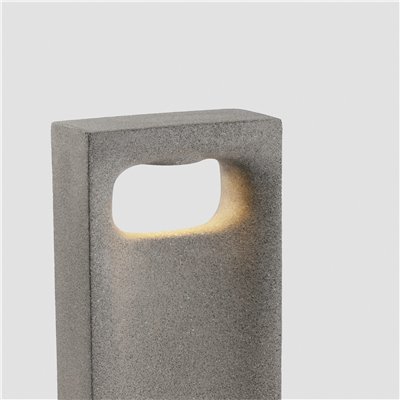 Baliza Led FARO Barcelona 2700K 68Lm 75637 GLINT 400 Gris cemento