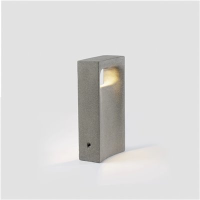 Baliza Led FARO Barcelona 2700K 68Lm 75637 GLINT 400 Gris cemento